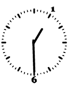 Half past one Half past one